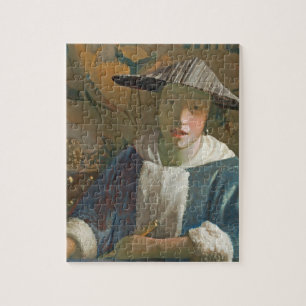 Young Girl met een Flute, c.1665-70 Legpuzzel