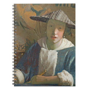 Young Girl met een Flute, c.1665-70 Notitieboek