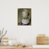 Young Girl met een kat Poster (Keuken)