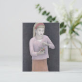 Young Girl met Sweets 2007 Briefkaart (Staand voorkant)