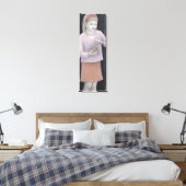 Young Girl met Sweets 2007 Canvas Afdruk (Insitu (Slaapkamer))