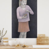 Young Girl met Sweets 2007 Poster (Keuken)