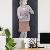 Young Girl met Sweets 2007 Poster (Thuiskantoor)