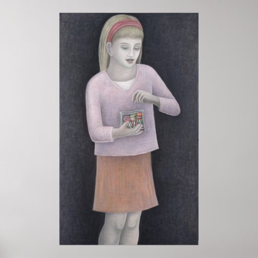 Young Girl met Sweets 2007 Poster (Voorkant)