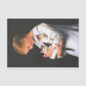 Young Girl met twee katten Tissuepapier (Voorkant)