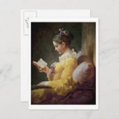 Young Girl Reading, c.1776 Briefkaart (Voorkant / Achterkant)