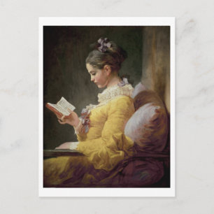 Young Girl Reading, c.1776 Briefkaart