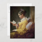 Young Girl Reading, c.1776 Briefkaart (Voorkant / Achterkant)