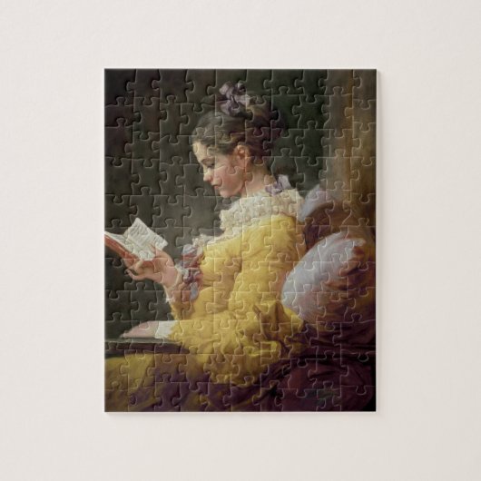 Young Girl Reading, c.1776 Legpuzzel (Verticaal)