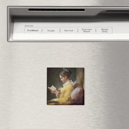 Young Girl Reading, c.1776 Magneet (Insitu (Vaatwasser))