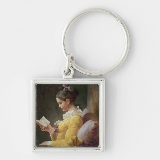 Young Girl Reading, c.1776 Sleutelhanger (Voorkant)