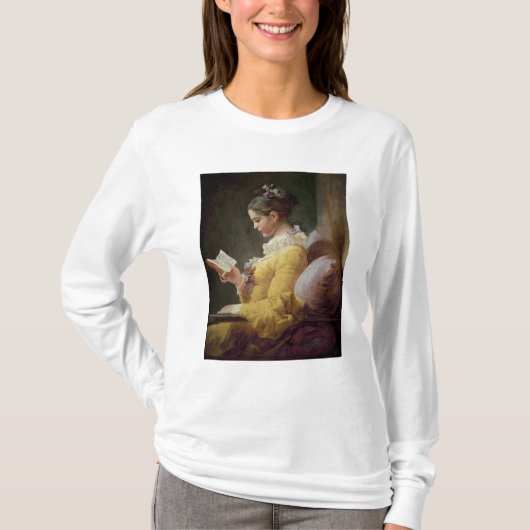 Young Girl Reading, c.1776 T-shirt (Voorkant)