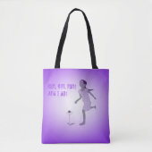 Young Girl Runner Canvas tas (Voorkant)