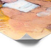 Young Girl Seed in a Yellow Armstoel, Cassatt Poster (Hoek)