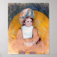 Young Girl Seed in a Yellow Armstoel, Cassatt