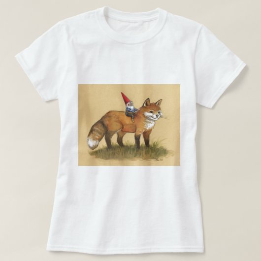Young Gnome en Fox T-shirt (Design voorkant)