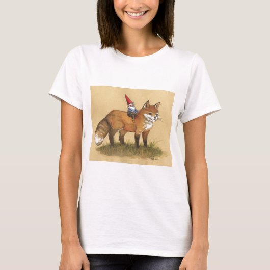 Young Gnome en Fox T-shirt (Voorkant)