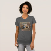 Young Gray Fox at Torres Del Paine National Park T-shirt (Voorkant volledig)