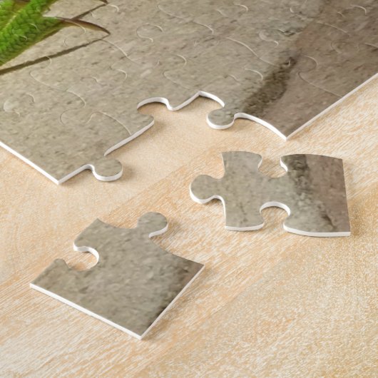 Young Green Iguana op Rock Path Legpuzzel (Zijkant)