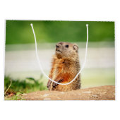 Young Groundhog Groot Cadeauzakje (Achterkant)