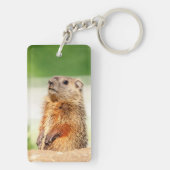 Young Groundhog Sleutelhanger (achterkant)