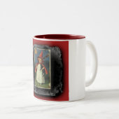  Young Halloween Witch Tweekleurige Koffiemok (Voorkant rechts)