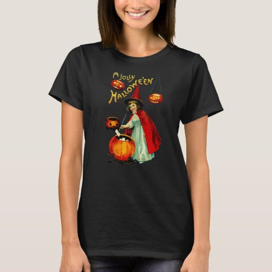 Young  Happy Good Witch T-shirt (Voorkant)