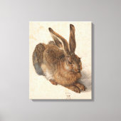 Young Hare | Albrecht Dürer Canvas Afdruk (Voorkant)