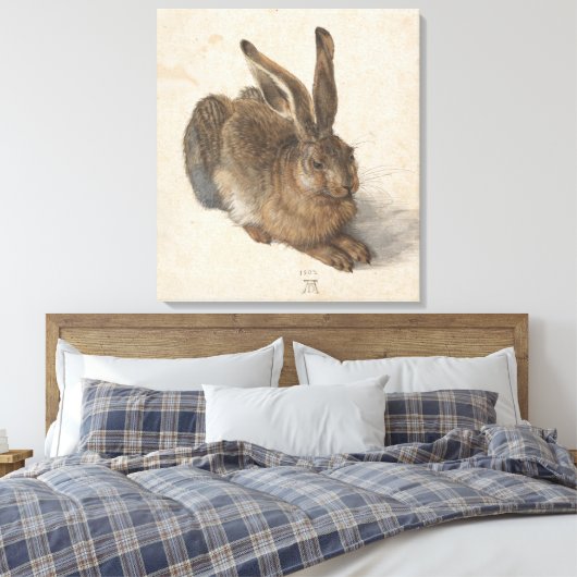 Young Hare Albrecht Durer Canvas Afdruk (Insitu (Slaapkamer))