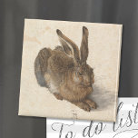 Young Hare | Albrecht Dürer Magneet<br><div class="desc">Young Hare (1502) van de Duitse kunstenaar Albrecht Dürer. Origineel kunstwerk is een natuur studie waterverf schilderij van een bruin konijn. Gebruik de ontwerphulpmiddelen om douanetekst toe te voegen of het afbeelding te personaliseren.</div>