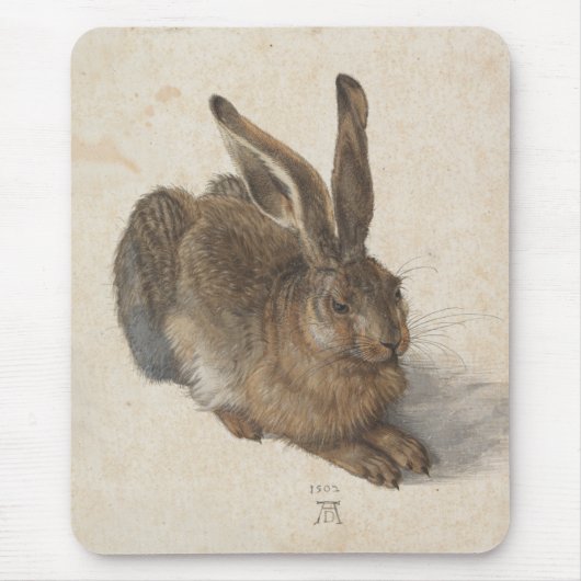 Young Hare Albrecht Durer Muismat (Voorkant)