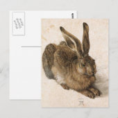 "Young Hare" Briefkaart (Voorkant / Achterkant)