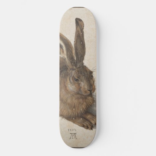 Young Hare by Albrecht Durer Persoonlijk Skateboard (Voorkant)
