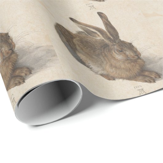 Young Hare by Albrecht Durer, Renaissance Fine Art Cadeaupapier (Rol Hoek)