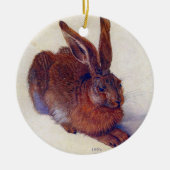 Young Hare by Albrecht Durer, Renaissance Fine Art Keramisch Ornament (Voorkant)