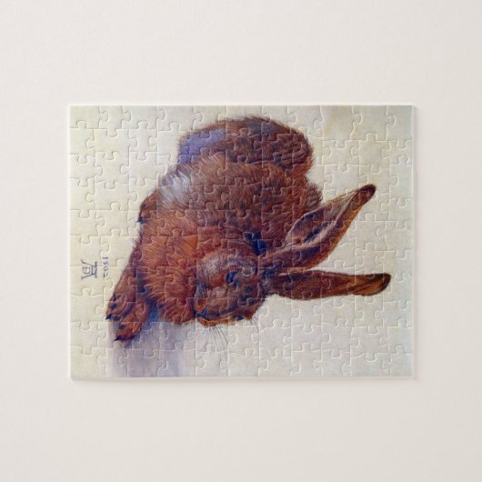 Young Hare by Albrecht Durer, Renaissance Fine Art Legpuzzel (Horizontaal)