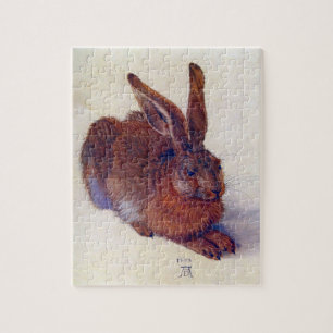 Young Hare by Albrecht Durer, Renaissance Fine Art Legpuzzel