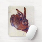 Young Hare by Albrecht Durer, Renaissance Fine Art Muismat (Met muis)