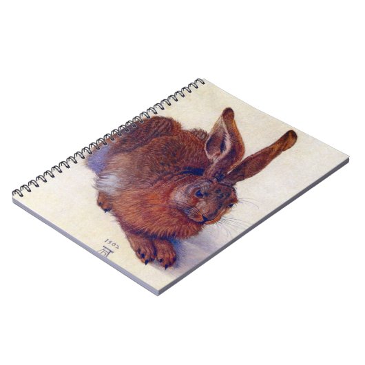 Young Hare by Albrecht Durer, Renaissance Fine Art Notitieboek (Linkerzijde)