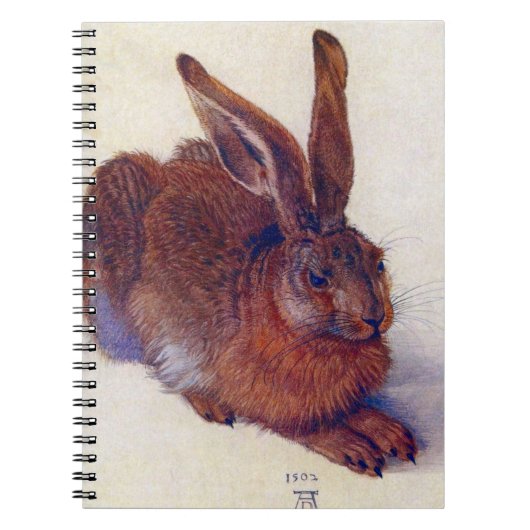 Young Hare by Albrecht Durer, Renaissance Fine Art Notitieboek (Voorkant)