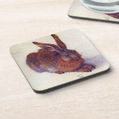 Young Hare by Albrecht Durer, Renaissance Fine Art Onderzetter (Linkerzijde)