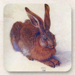 Young Hare by Albrecht Durer, Renaissance Fine Art Onderzetter