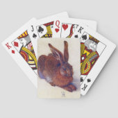 Young Hare by Albrecht Durer, Renaissance Fine Art Pokerkaarten (Achterkant)