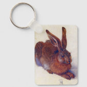 Young Hare by Albrecht Durer, Renaissance Fine Art Sleutelhanger (Voorkant)