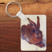 Young Hare by Albrecht Durer, Renaissance Fine Art Sleutelhanger (Voorkant)