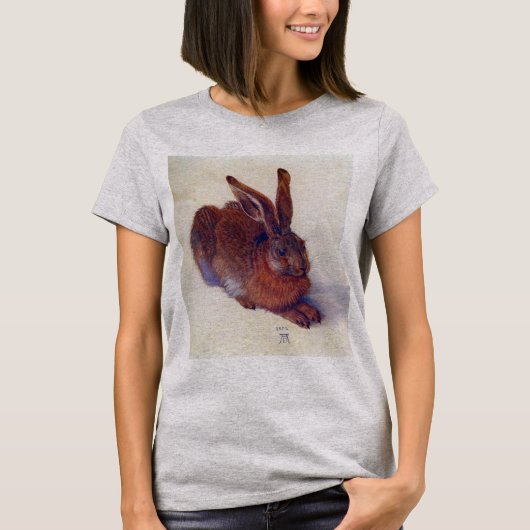 Young Hare by Albrecht Durer, Renaissance Fine Art T-shirt (Voorkant)