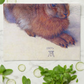 Young Hare by Albrecht Durer, Renaissance Fine Art Theedoek (Gevouwen)