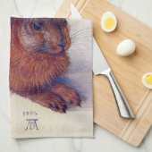 Young Hare by Albrecht Durer, Renaissance Fine Art Theedoek (Quarter Fold)
