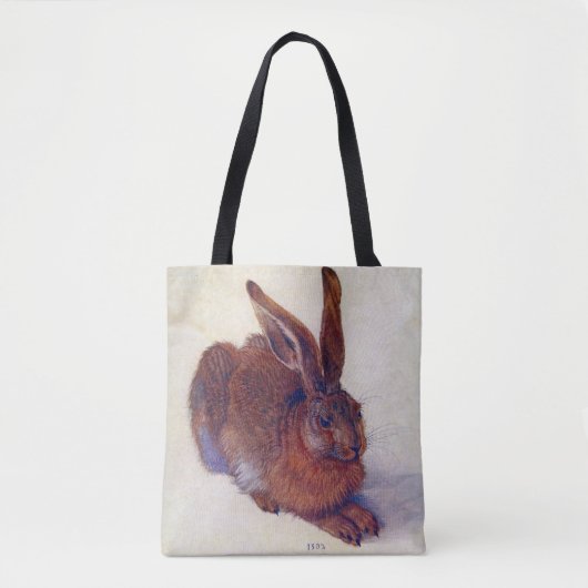 Young Hare by Albrecht Durer, Renaissance Fine Art Tote Bag (Voorkant)
