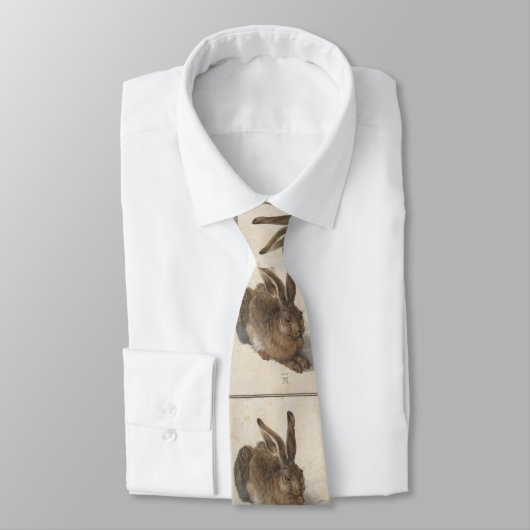 Young Hare by Albrecht Durer Stropdas (Gebonden)